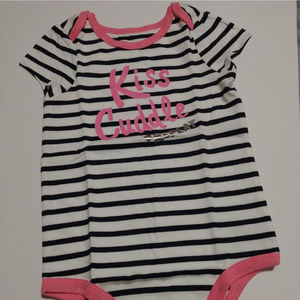Kiss Cuddle Repeat Onesie 24m